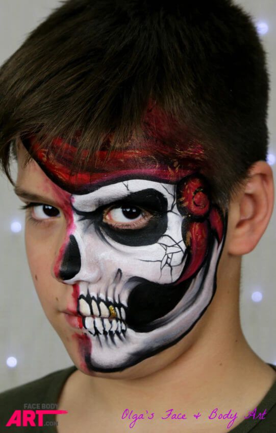 Skull - face painting design