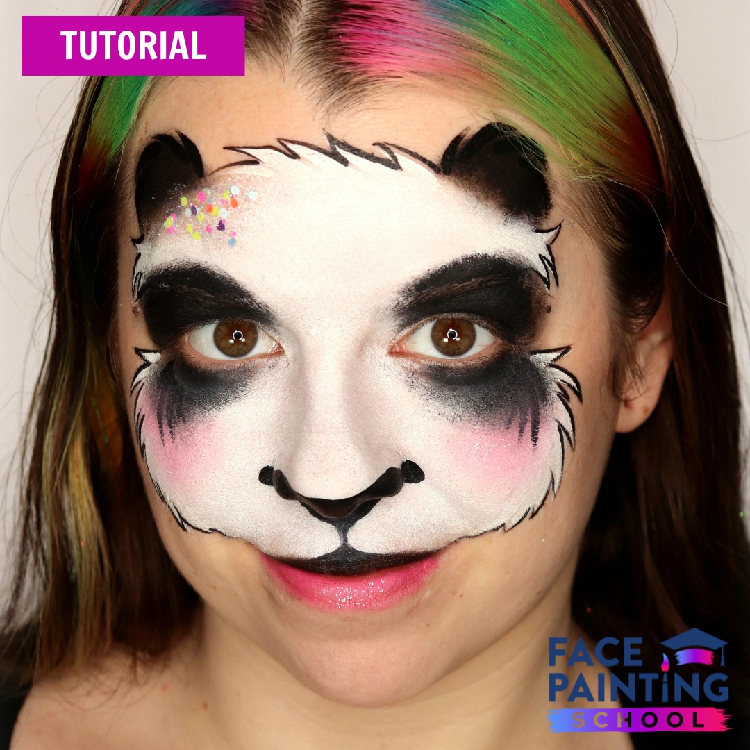 Learn how to use face paints, sponges & glitter - Face Painting Made Easy  PART 2 