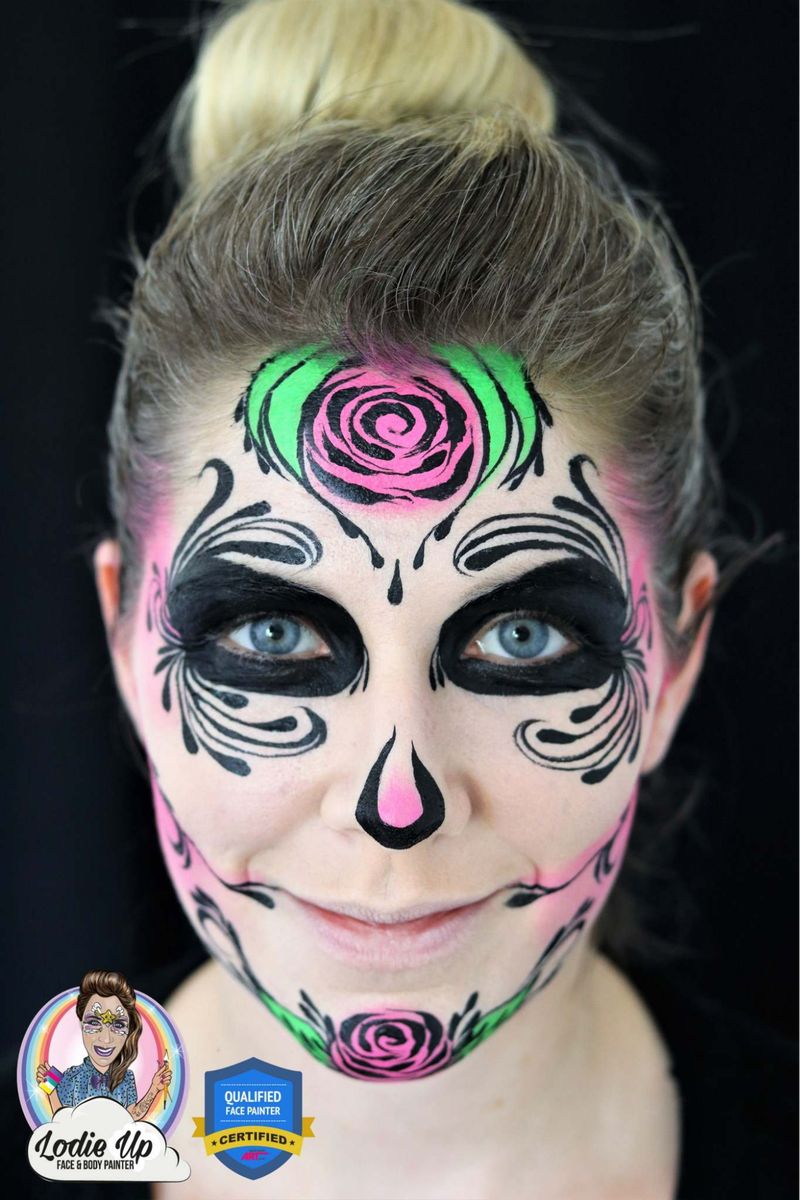 Flawless Sugar Skull Face Paint Step by Step Tutorial
